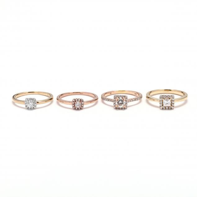 four-gold-and-diamond-stackable-rings