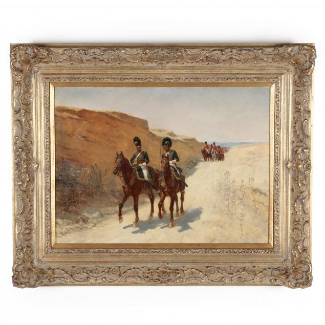 andrew-carrick-gow-english-1848-1920-military-procession-in-the-desert