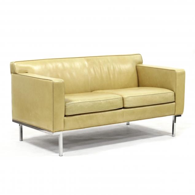 ted-boerner-i-theatre-i-leather-loveseat