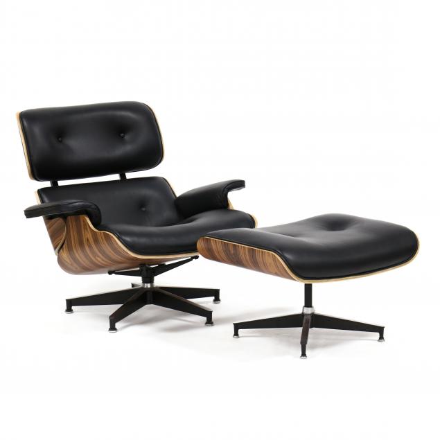 after Charles and Ray Eames, Lounge Chair and Ottoman (Lot 3268 ...