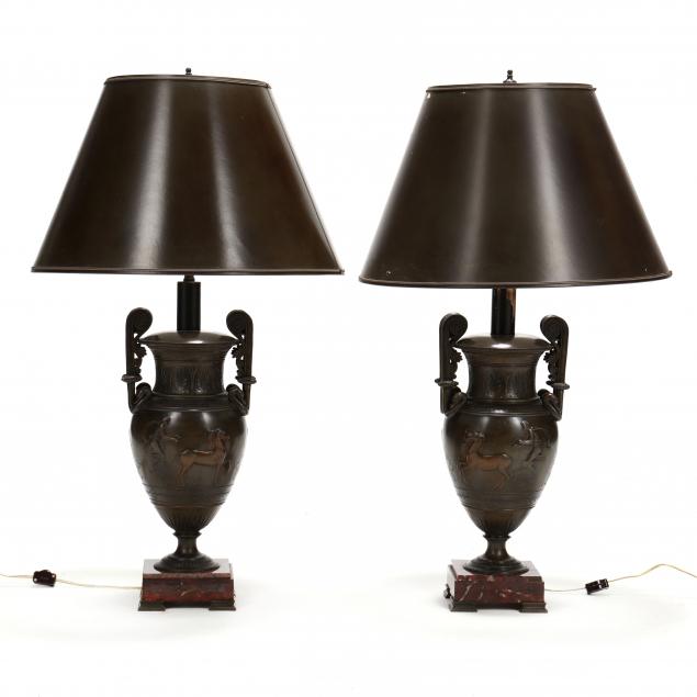 pair-of-neoclassical-style-tole-and-hardstone-urn-table-lamps
