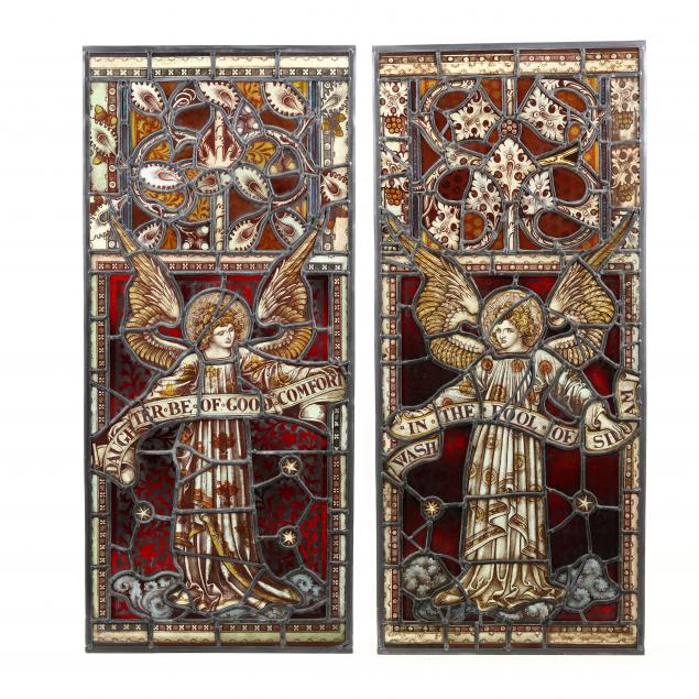 a-pair-of-ecclesiastical-stained-glass-windows