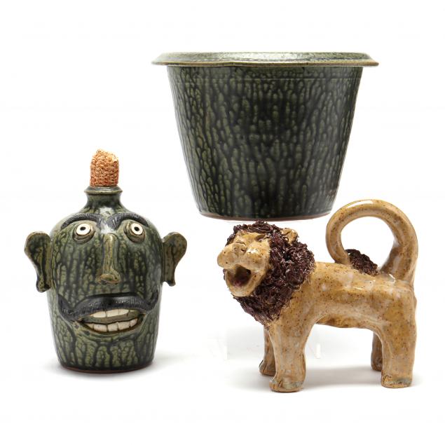 sid-luck-and-crystal-king-nc-pottery-grouping