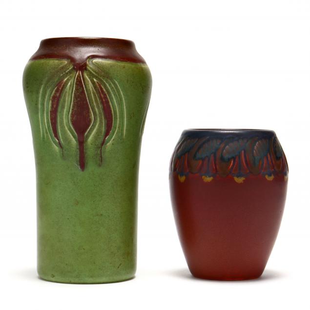 two-rookwood-art-pottery-vases