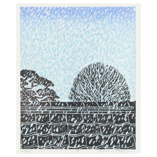 a-contemporary-japanese-woodblock-print-of-snow