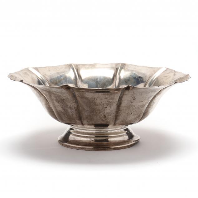 a-sterling-silver-floral-form-footed-bowl
