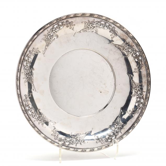 wallace-i-larkspur-i-sterling-silver-sandwich-plate