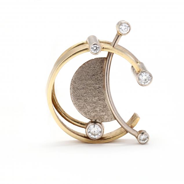 modernist-bi-color-gold-and-diamond-pendant-jewelsmith