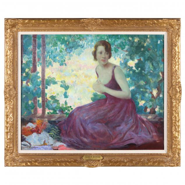 james-roy-hopkins-american-1877-1969-woman-seated-in-violet-dress