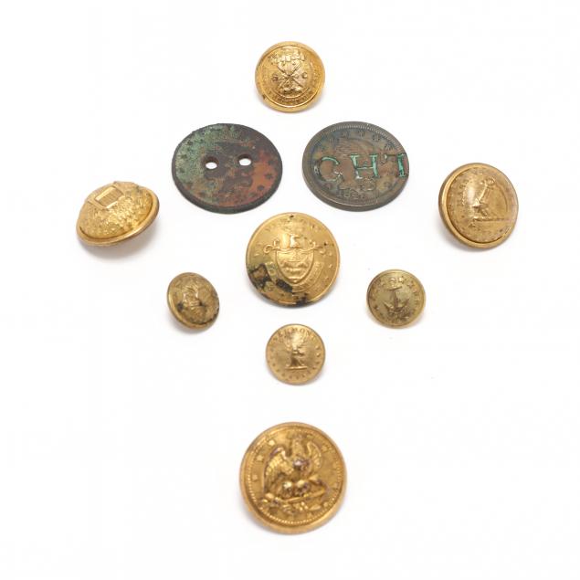 group-of-non-dug-mostly-civil-war-era-uniform-buttons-and-two-altered-large-cents