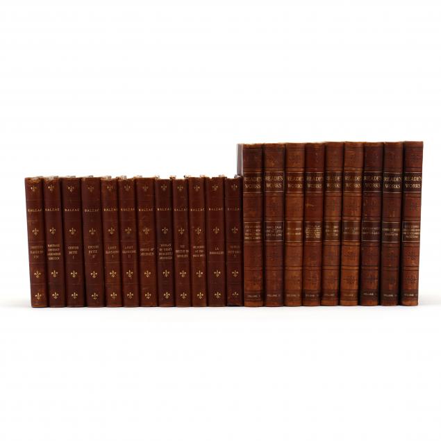 a-set-of-novels-by-charles-reade-and-a-set-of-novels-by-honore-balzac