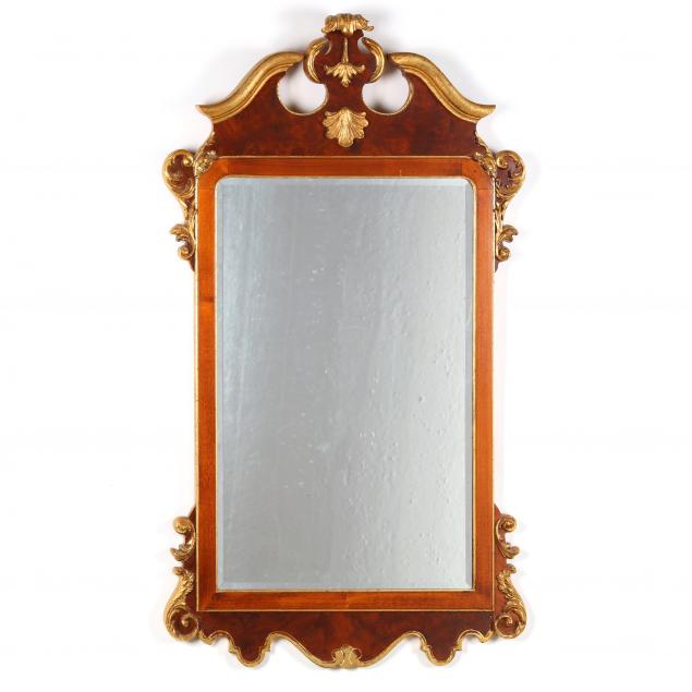 labarge-italian-carved-and-gilt-mahogany-mirror