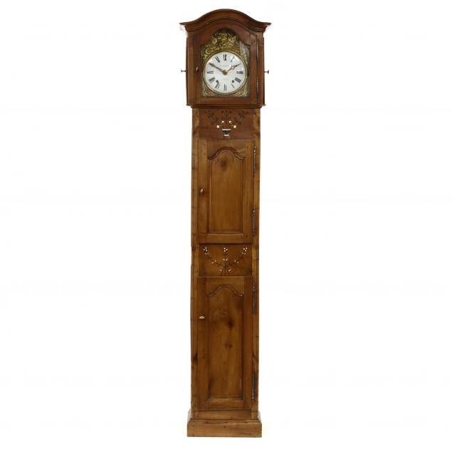 french-provincial-inlaid-cherry-tall-case-clock