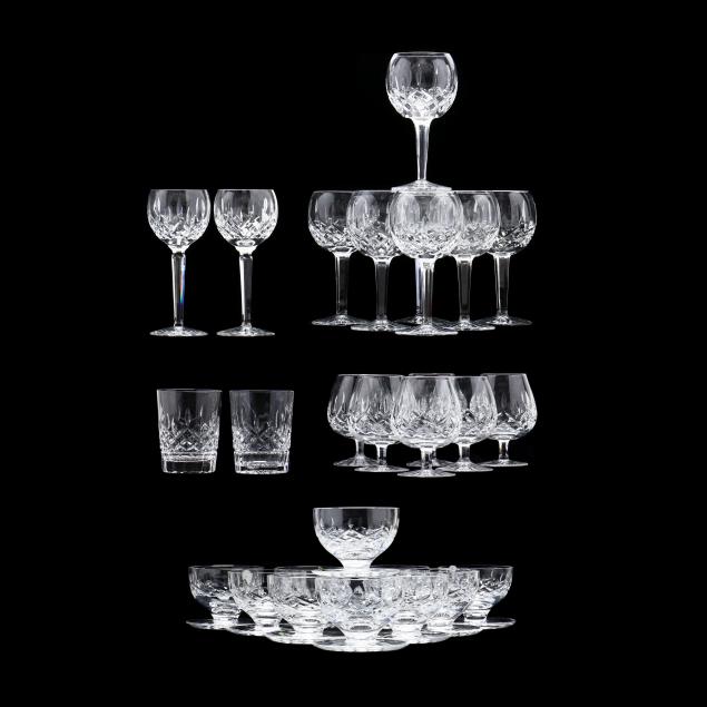 waterford-a-collection-of-i-lismore-i-cut-crystal-stemware