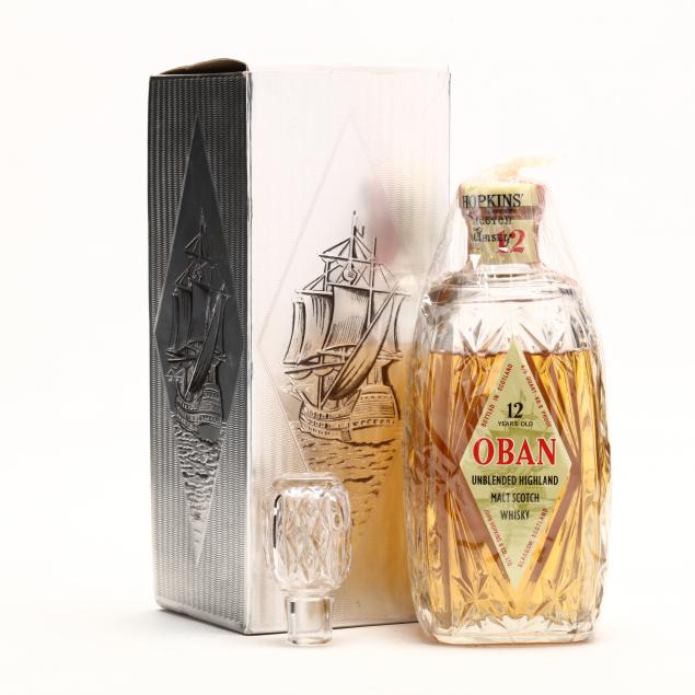 oban-scotch-whisky-in-diamond-shaped-decanter