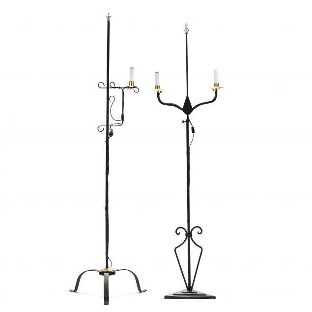 Two 18th Century Style Floor Lamps (Lot 370 - The New Year's Estate ...