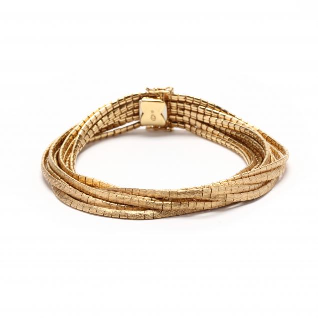 Multi-Strand Gold Bracelet (Lot 5 - Signature Spring AuctionMar 12 ...