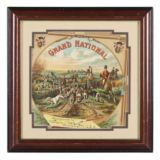 grand-national-brand-antique-framed-tobacco-label