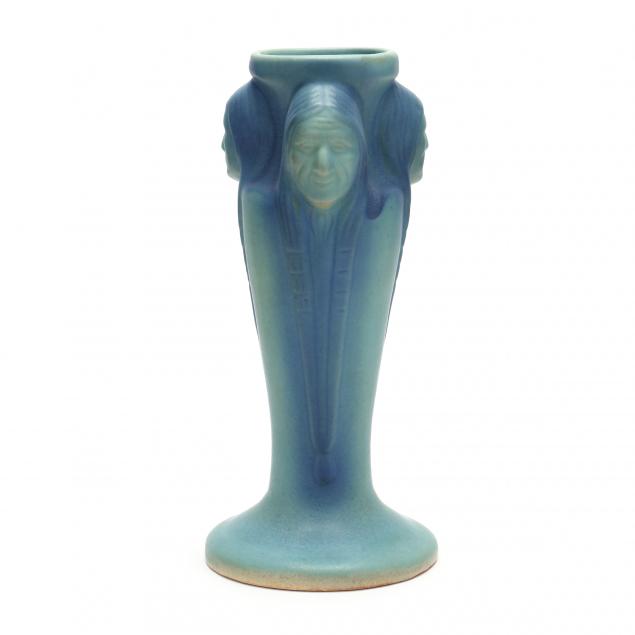 van-briggle-i-indian-head-i-vase