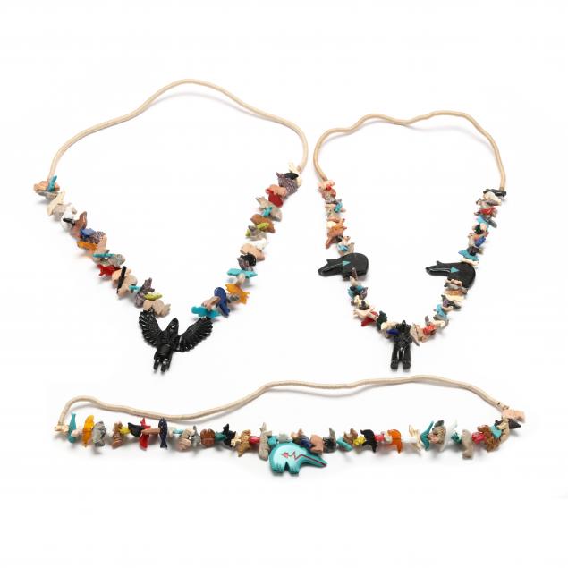 three-zuni-fetish-necklaces