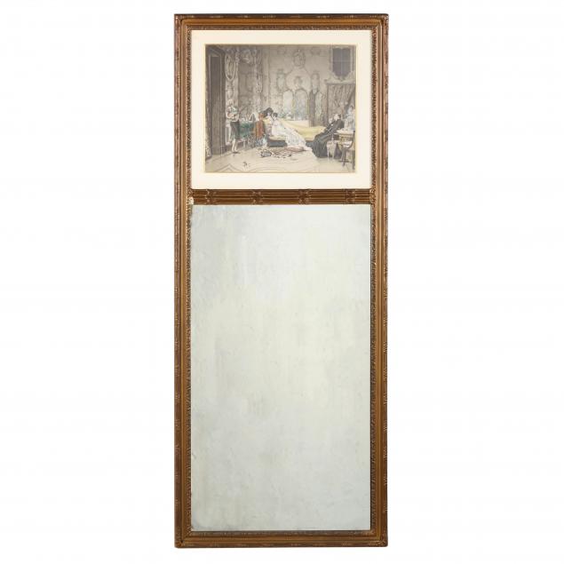 a-trumeau-mirror-with-print-of-court-scene