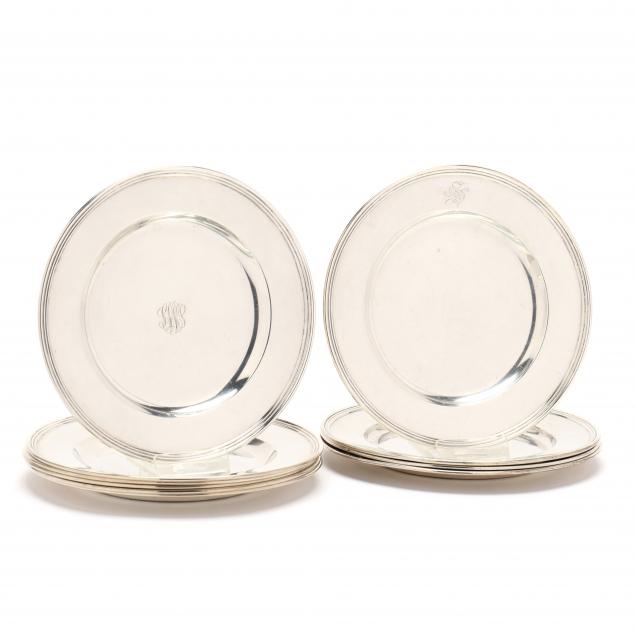 an-assembled-set-of-ten-sterling-silver-bread-plates