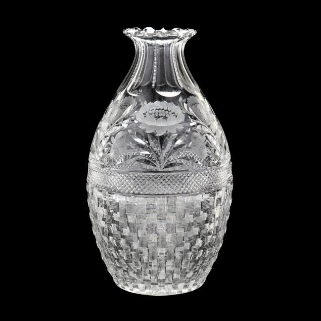 american-brilliant-period-fine-cut-glass-vase