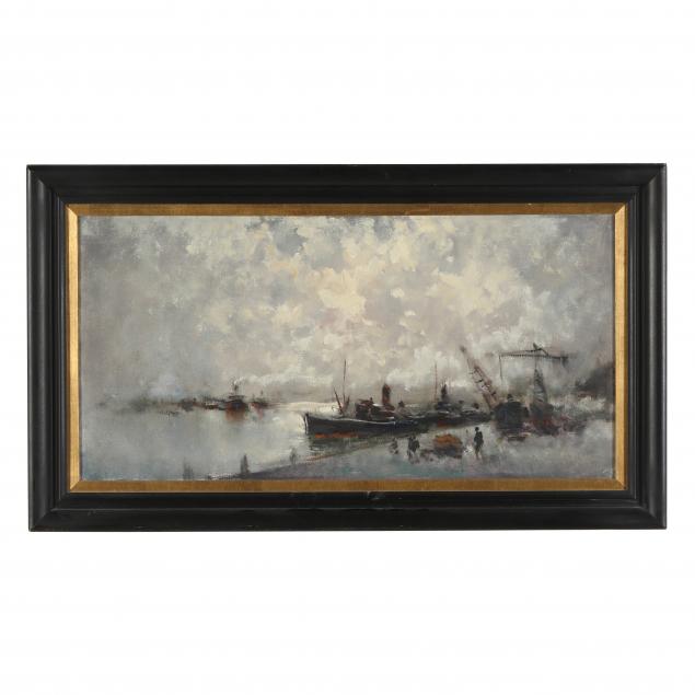vintage-impressionist-style-painting-of-a-stormy-harbor-scene