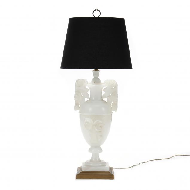 large-carved-alabaster-urn-table-lamp