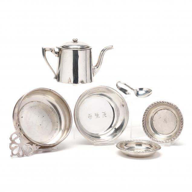 six-american-sterling-silver-individual-table-articles