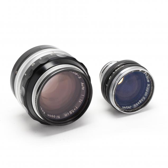 nippon-kogaku-two-nikkor-lenses