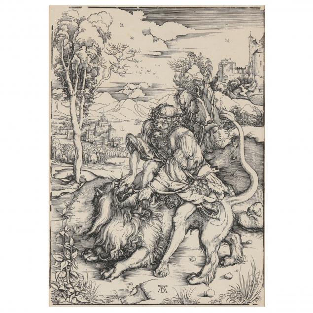 albrecht-durer-german-1471-1528-i-samson-fighting-with-the-lion-i