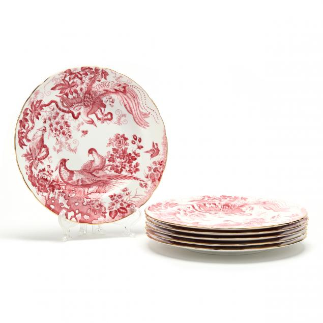 set-of-six-royal-crown-derby-i-pink-aves-i-salad-plates