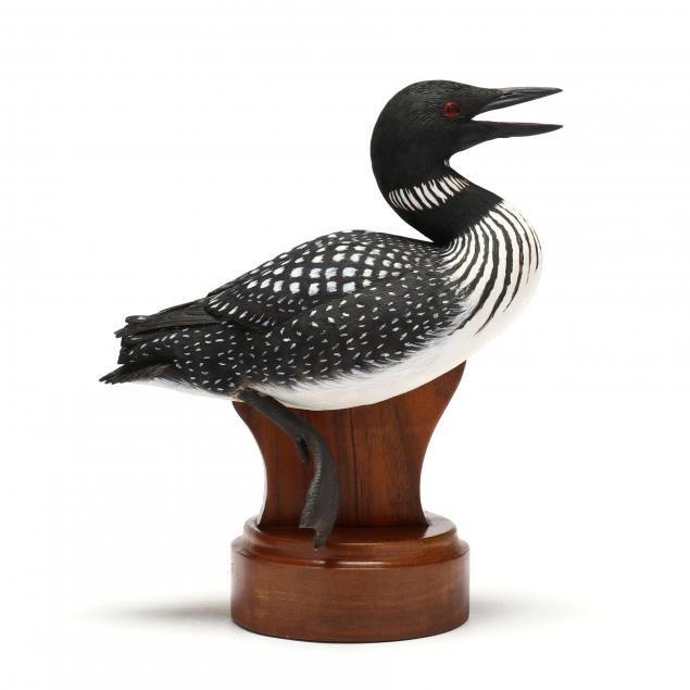 carl-huff-nc-1936-2022-swimming-loon