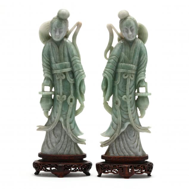 a-pair-of-chinese-jade-female-figures