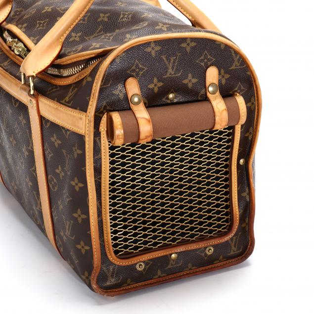 Pre-owned Louis Vuitton Dog Carrier 40 Monogram Travel Bag