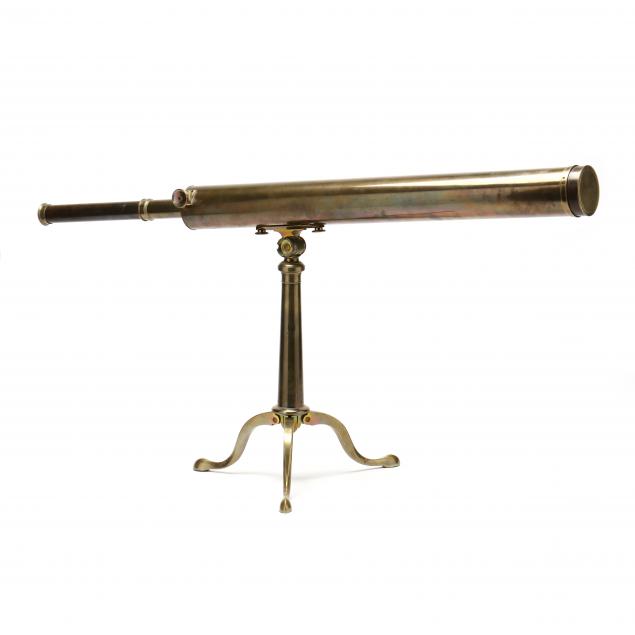 tulley-sons-19th-century-british-brass-refracting-telescope