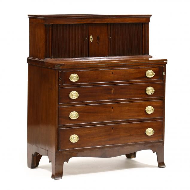 new-england-federal-inlaid-mahogany-tambour-desk