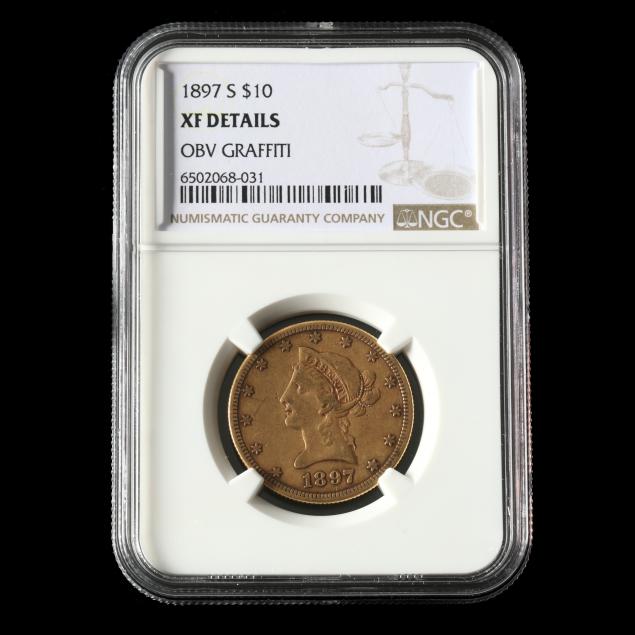 1897-s-10-liberty-head-gold-eagle-ngc-xf-details-obv-graffiti