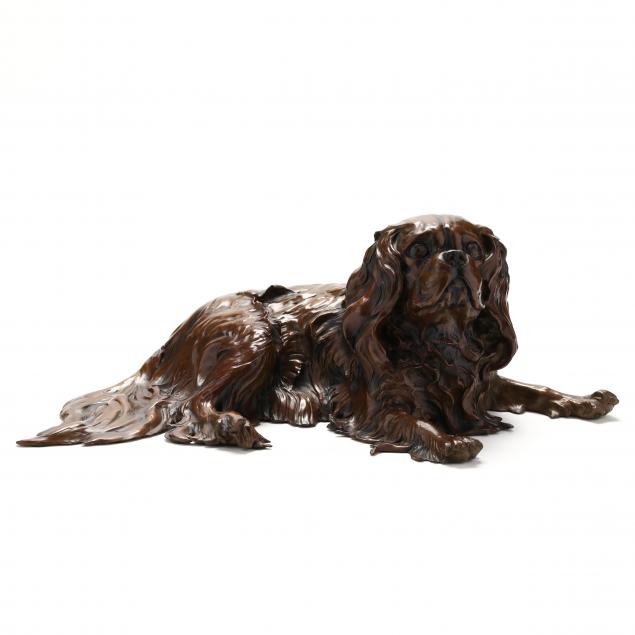 barbara-nelson-american-20-21st-century-bronze-cavalier-king-charles-spaniel