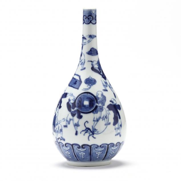 a-chinese-porcelain-blue-and-white-bottle-vase-with-figures
