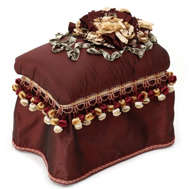 small-silk-floral-upholstered-footstool