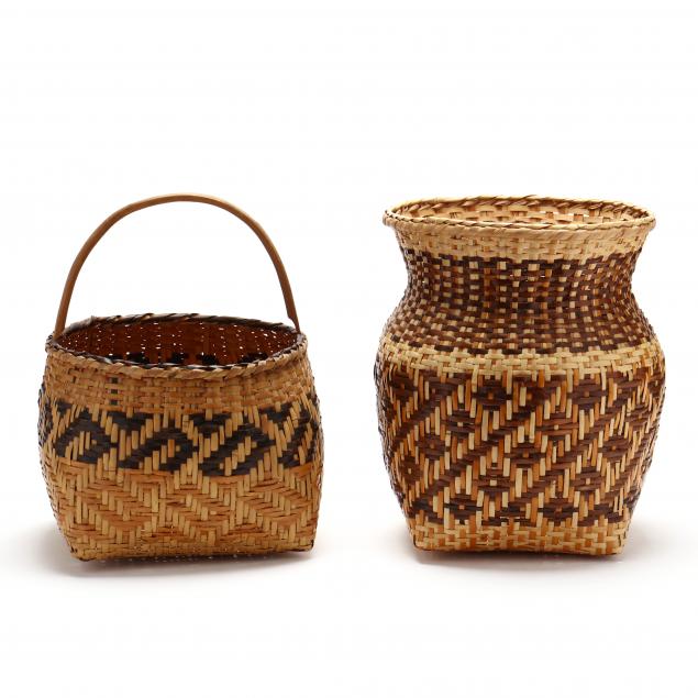 two-cherokee-woven-baskets