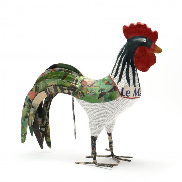 papier-mache-sculpture-of-a-rooster