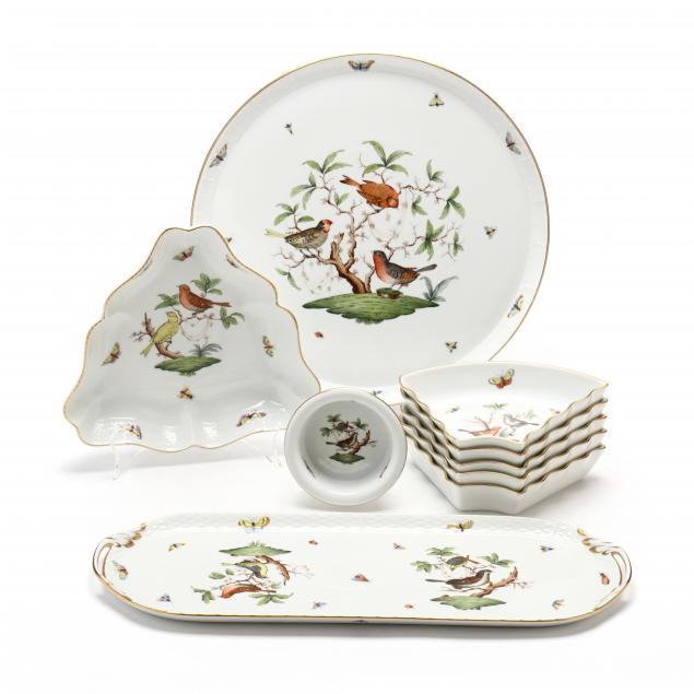 four-herend-i-rothschild-bird-i-serving-dishes