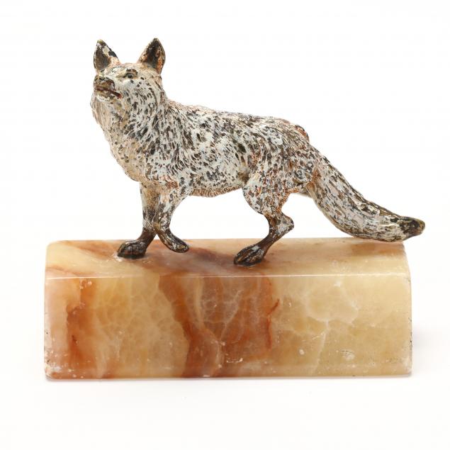 austrian-cold-painted-bronze-figure-of-a-fox
