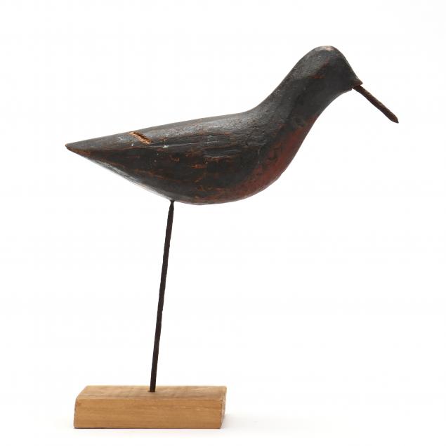 gary-bragg-nc-1881-1954-published-beach-robin-mounted-to-wood-stand
