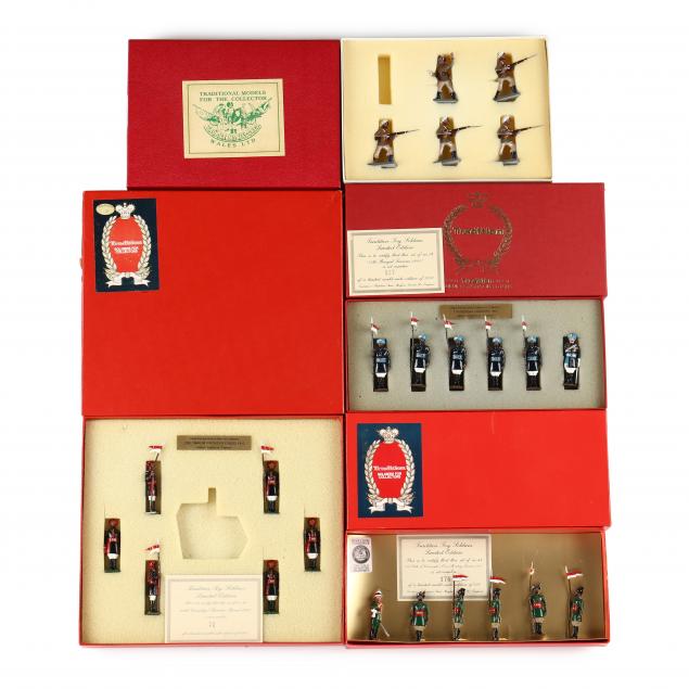 Four Boxed Edition Sets Tradition Military Miniatures Modeled on Troops ...