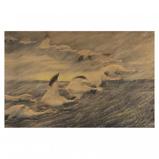 rex-brasher-american-1869-1960-ducks-in-flight