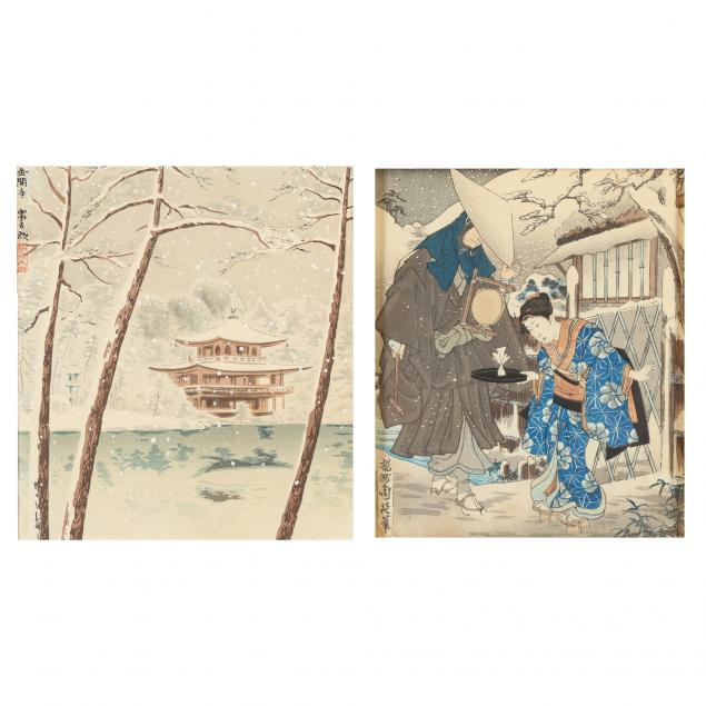 two-japanese-woodblock-prints